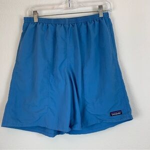 Patagonia Mens blue baggies long 7” M